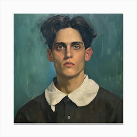 Portrait Of A Young Man 3 Canvas Print