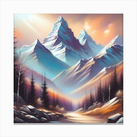 Mountain Landscape 20 Canvas Print