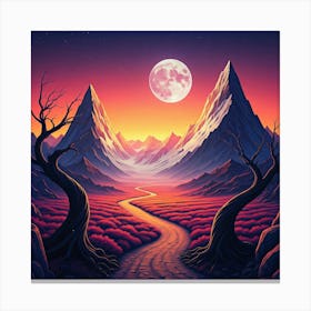 Landscape Painting Canvas Print