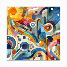 Abstract Abstract Painting Canvas Print