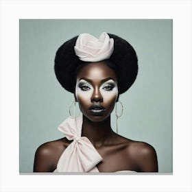 Portrait Of African Woman 2 Canvas Print