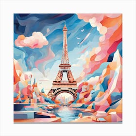 Paris Eiffel Tower 7 Canvas Print