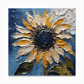 Sunflower Painting Canvas Print