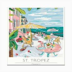 St Tropez France Canvas Print