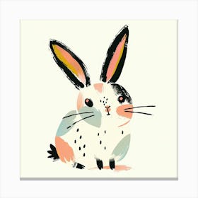 Charming Illustration Rabbit 1 Canvas Print