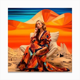 'The Desert' 1 Canvas Print