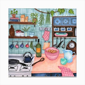 Grandma’S Kitchen Canvas Print