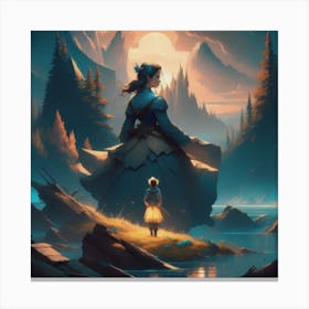 Aurora Symphony Canvas Print