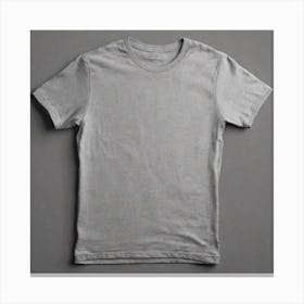 Grey T - Shirt Canvas Print