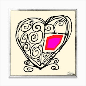 Happy Hearts full of love by Jessica Stockwell Canvas Print