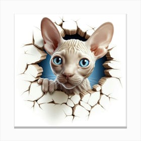 Sphynx Cat 5 Canvas Print