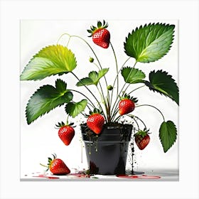 Strawberry Plant 1 Canvas Print