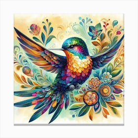 Bird Calibri Canvas Print