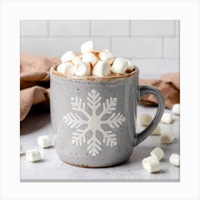 Hot Chocolate With Marshmallows 1 Canvas Print