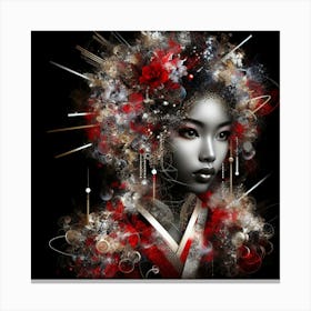 Geisha 5 Canvas Print