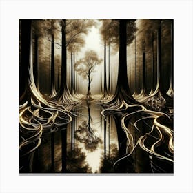 Dark Forest 14 Canvas Print