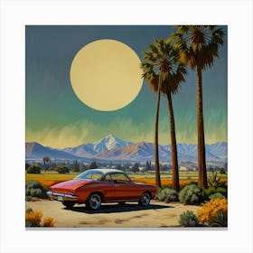 Leonardo Lightning California Art 1 Canvas Print