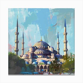 Blue Mosque 2 Canvas Print