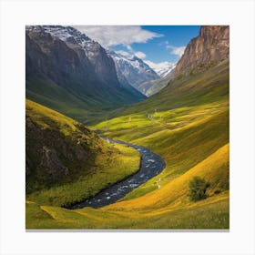 Azerbaijan, Tajikistan, Uzbekistan Canvas Print