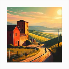 Tuscan Countryside 3 Canvas Print