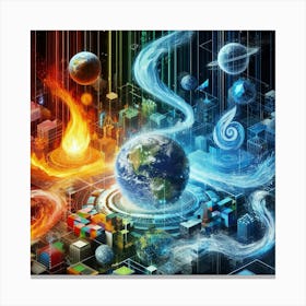 Future Of The World Canvas Print