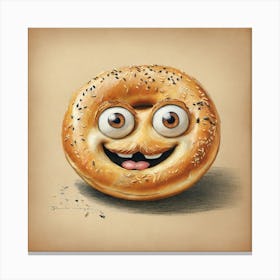 Bagel 7 Canvas Print