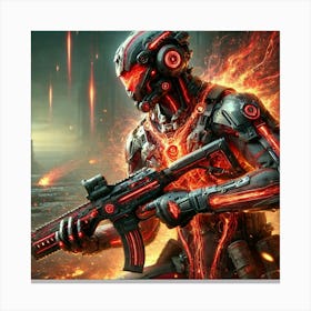 Phoenix Exosuits Heat Based Attacks Canvas Print