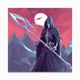 Death's Moon Canvas Print