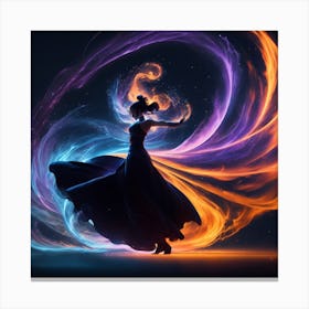 Fire Dancer Canvas Print