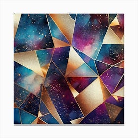 Abstract Geometric Background Canvas Print