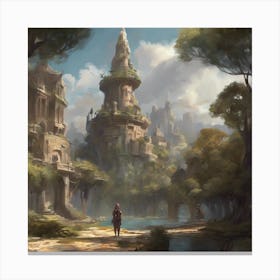 Fantasy Painting 28 Canvas Print