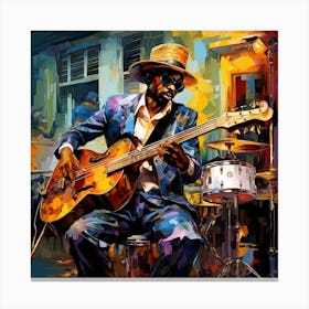 Jazz Musician 15 Canvas Print