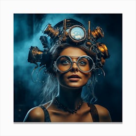 Steampunk Woman 5 Canvas Print