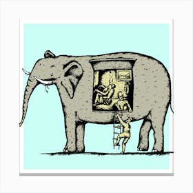 Room In The Elephant Canvas Print