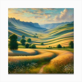 Landscape Painting 5 Canvas Print