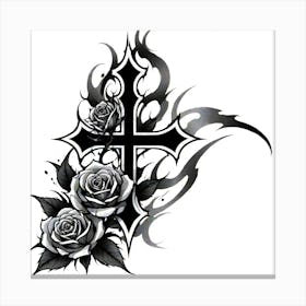 Cross Tattoo Designs 1 Canvas Print