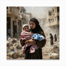 Syria War Canvas Print