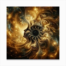 Abstract Nebula Canvas Print