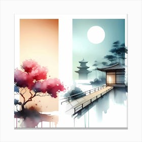 Japanese Painting 1 Canvas Print