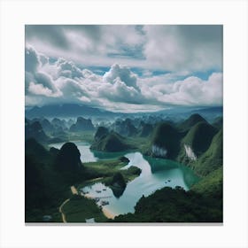Li Lu Lake Canvas Print