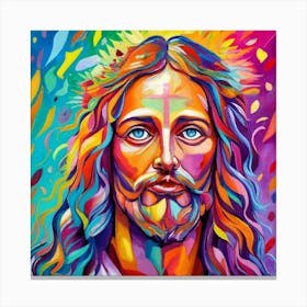 Jesus Painting Canvas Print