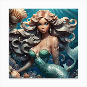 Mermaid 8 Canvas Print