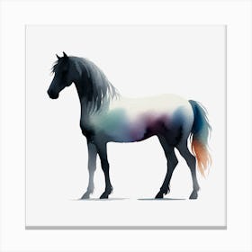 Rainbow Horse Canvas Print