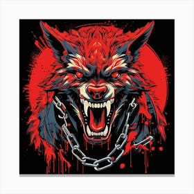 Wolf Head 6 Canvas Print