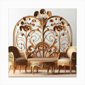 Nouveau Furniture 1 Canvas Print