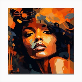 Portrait Of A Woman 76 Canvas Print