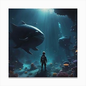 Depths Of The Imagination 3 Canvas Print