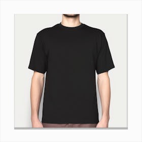 Black T - Shirt Canvas Print