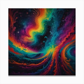 Rainbow Nebula Canvas Print