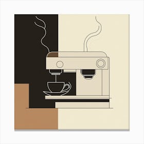 Creatai 24830 A Line Art Poster For International Espresso Da 97ec540a D593 49d1 9f60 9b0b6331ab9a 0 Canvas Print